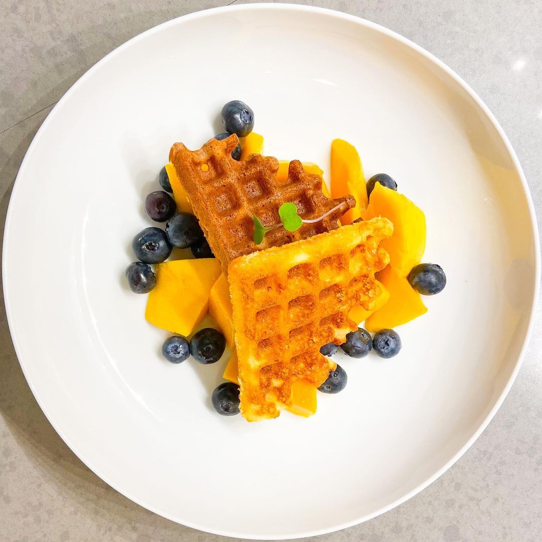 Almond Flour chocolate Waffle Waffle is one of our weekend