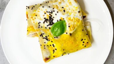 Savory Chinese Crepe I made these crepes before but the