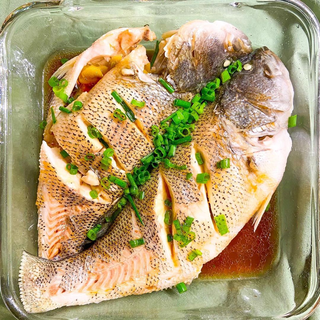 Steamed Asian Sea Bass For those who doesnt like to