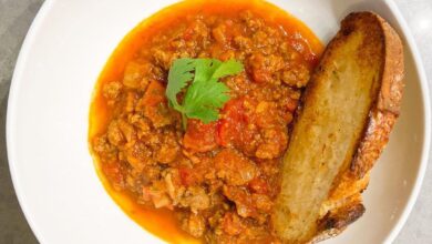 Meat sauce Italian batard When you really dont feel