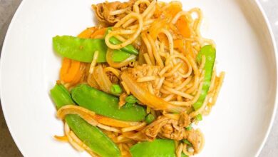Rice Noodle Stir Fried 30 minute meal My grocery