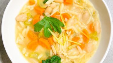 White Bean Orzo Soup An easy and refreshing soup The