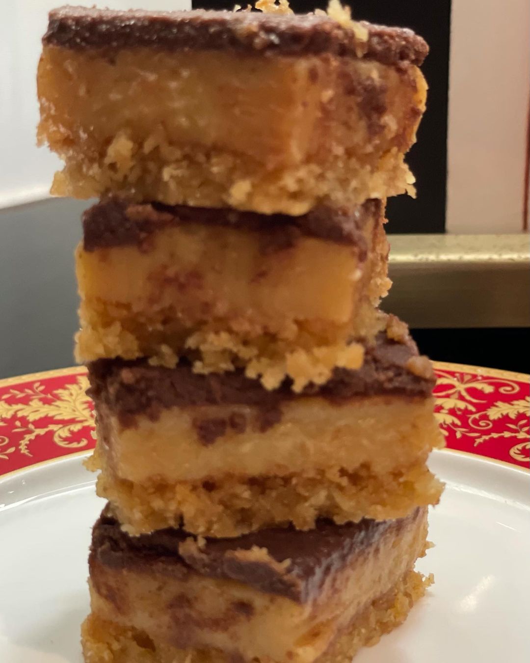 Caramel slice Hows your hump day Mine required copious amounts
