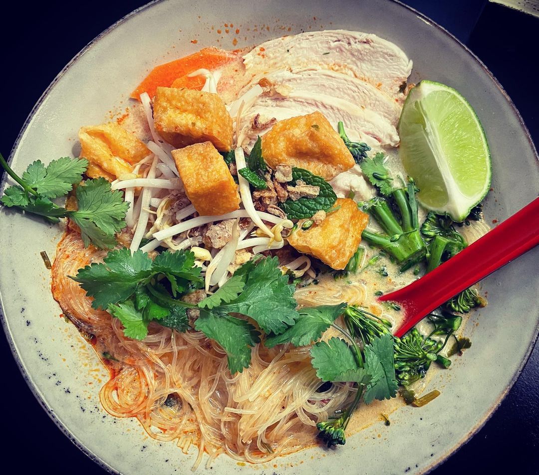 Chicken Laksa I may have cheated tonights dinner Ready in