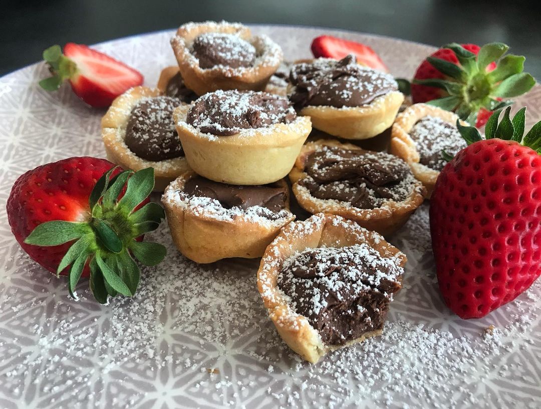 Happy world Nutella day Here are some baby Nutella tarts