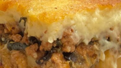 MOUSSAKA This weather calls for comfort food and this dish