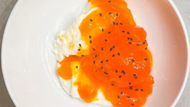 Persimmon Yogurt Hachiya persimmon extremely silky soft and sweet a
