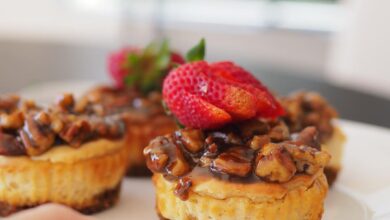 MINI PECAN CHEESE CAKES Heres hoping we all get to