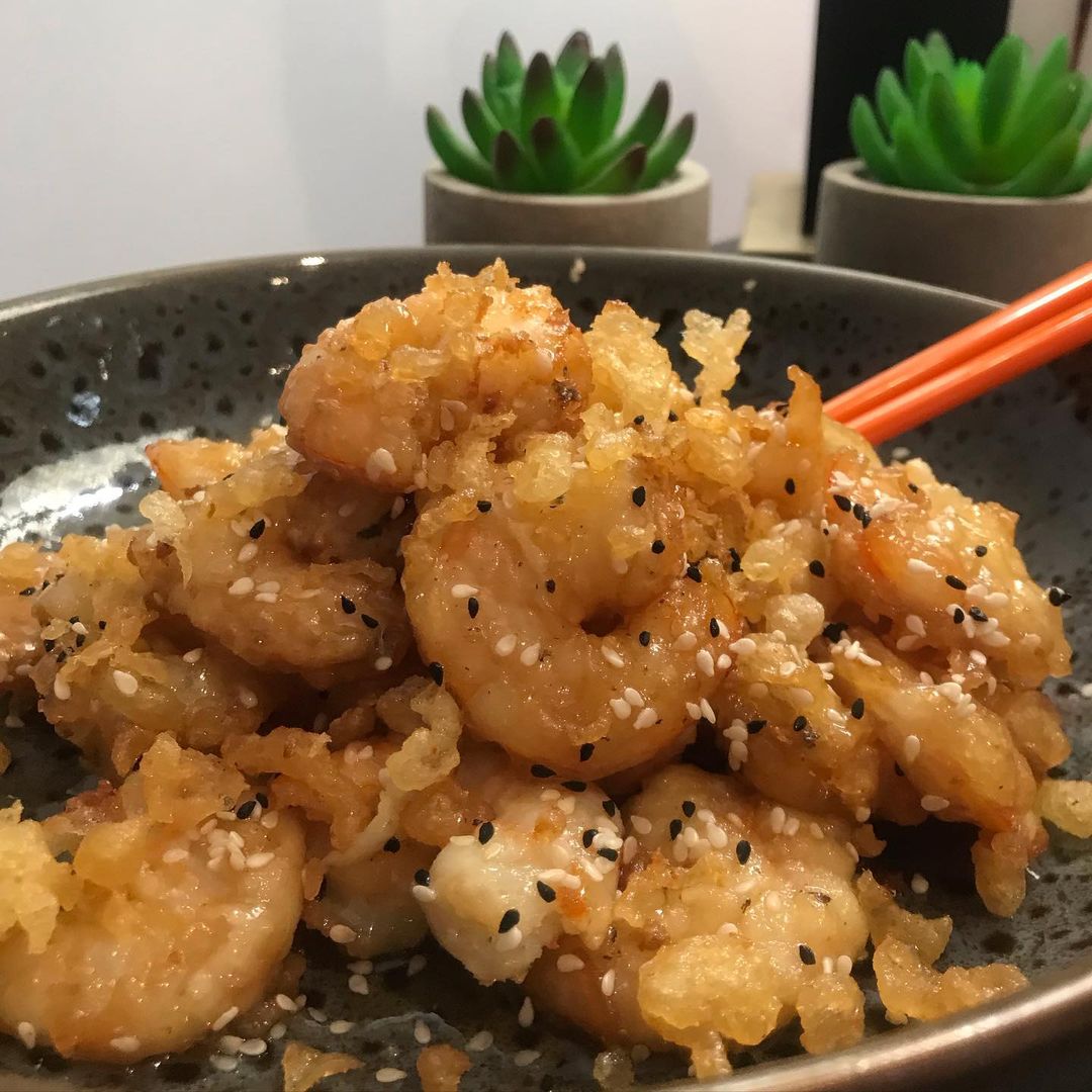 CRISPY HONEY PRAWNS Ive been craving these little buggers for