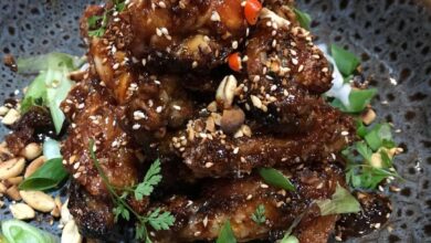 KOREAN STICKY WINGS You just cant stop eating these I