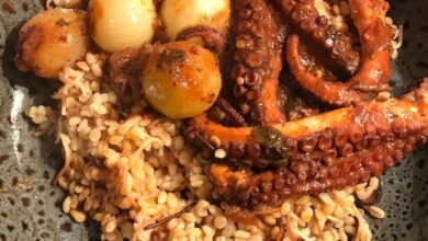 OCTOPUS STIFADO This dish was made with a lot of